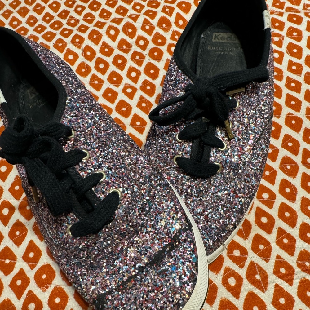 Kate Spade Multi-color Glitter Shoes